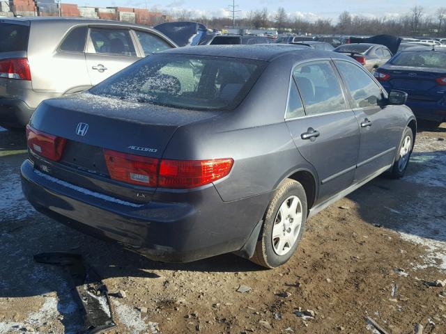 1HGCM564X5A100988 - 2005 HONDA ACCORD LX BLUE photo 4