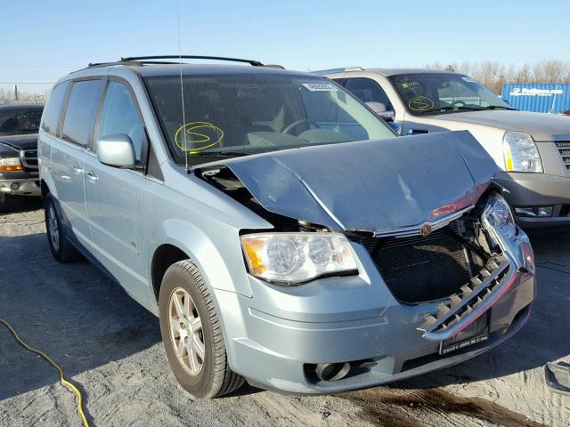 2A8HR54P88R818518 - 2008 CHRYSLER TOWN & COU TEAL photo 1