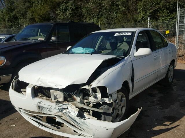 3N1CB51D64L836204 - 2004 NISSAN SENTRA 1.8 WHITE photo 2