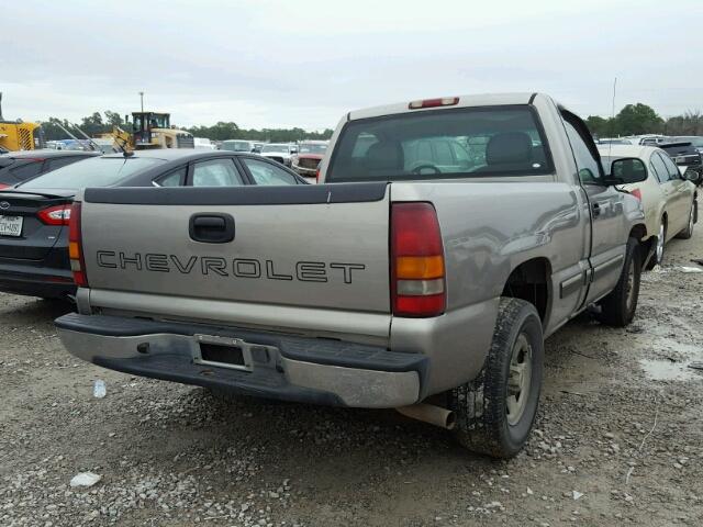 1GCEC14W22Z233913 - 2002 CHEVROLET SILVERADO SILVER photo 4