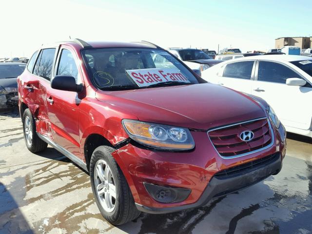 5NMSG3AB1AH348896 - 2010 HYUNDAI SANTA FE G RED photo 1