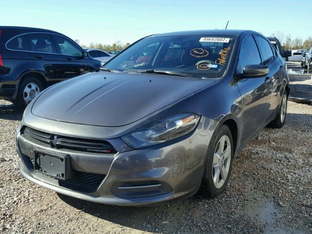 1C3CDFBB7FD337581 - 2015 DODGE DART SXT GRAY photo 2