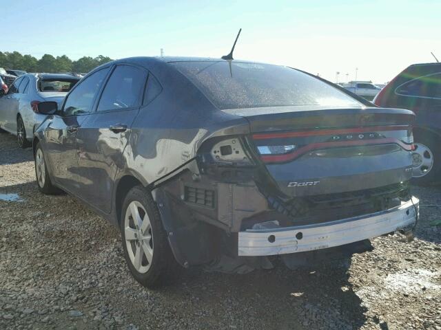 1C3CDFBB7FD337581 - 2015 DODGE DART SXT GRAY photo 3