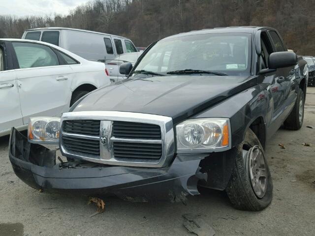 1D7HW48K77S151565 - 2007 DODGE DAKOTA QUA BLACK photo 2