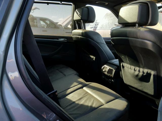 5UXFE83509L170712 - 2009 BMW X5 XDRIVE4 CHARCOAL photo 6