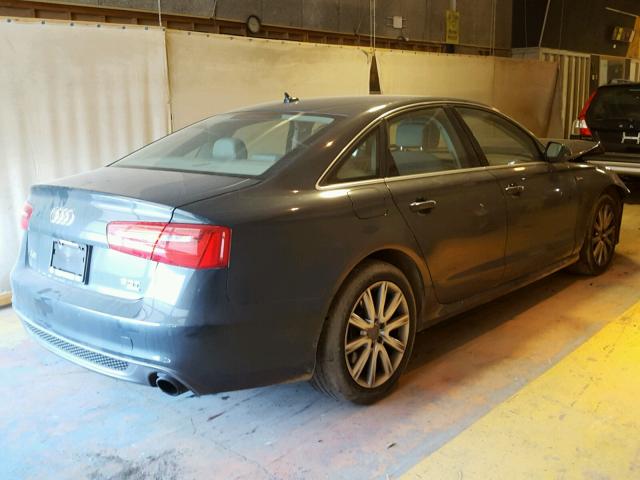 WAUHGAFC9CN119059 - 2012 AUDI A6 PRESTIG GRAY photo 4