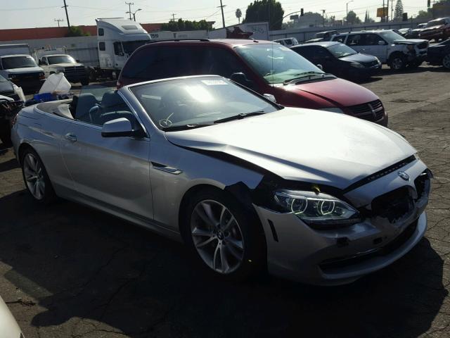 WBALW7C53CC618778 - 2012 BMW 640 I SILVER photo 1