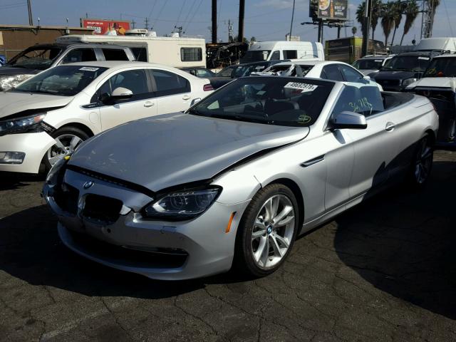 WBALW7C53CC618778 - 2012 BMW 640 I SILVER photo 2