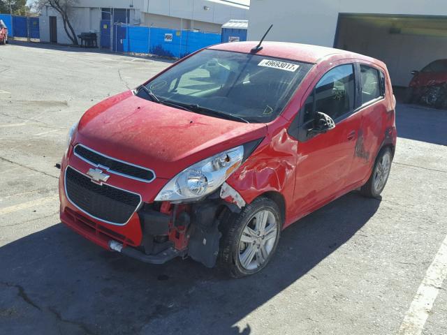 KL8CB6S95DC588917 - 2013 CHEVROLET SPARK LS RED photo 2