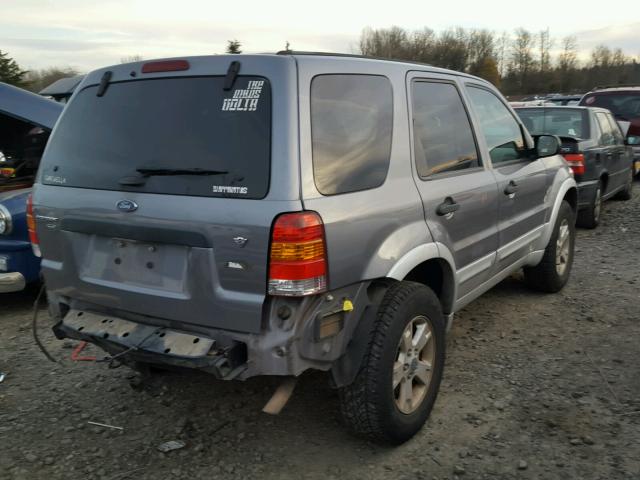 1FMCU93157KC07259 - 2007 FORD ESCAPE XLT BLUE photo 4