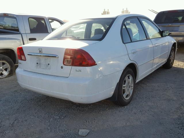 2HGES16502H507747 - 2002 HONDA CIVIC LX WHITE photo 4