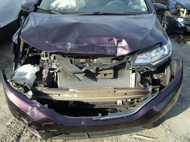 3HGGK5H80FM737948 - 2015 HONDA FIT EX MAROON photo 7