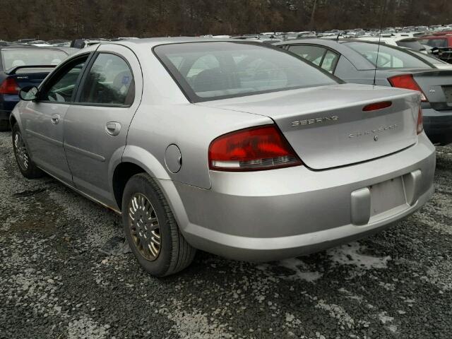 1C3EL46X32N327494 - 2002 CHRYSLER SEBRING LX SILVER photo 3