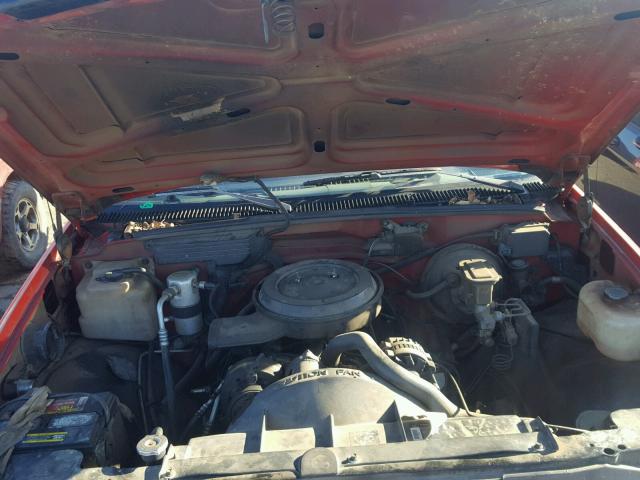 1GTEK14H2PZ528649 - 1993 GMC SIERRA K15 RED photo 7