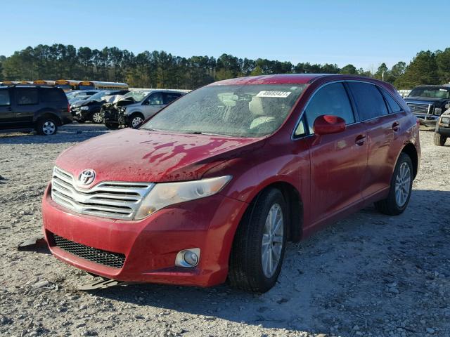 4T3ZE11A29U019633 - 2009 TOYOTA VENZA BASE RED photo 2