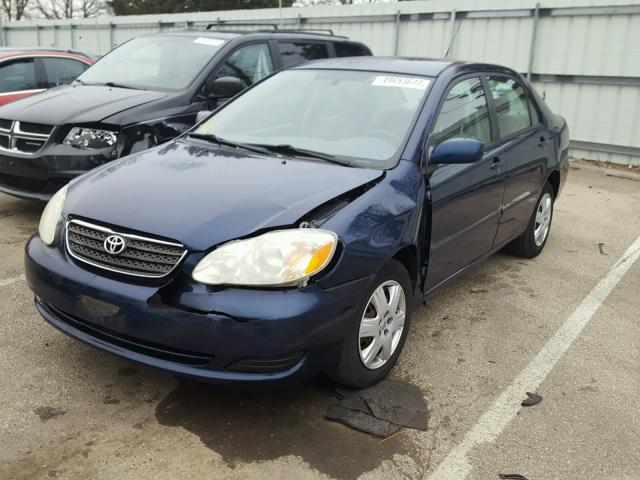 2T1BR32E17C845481 - 2007 TOYOTA COROLLA CE BLUE photo 2