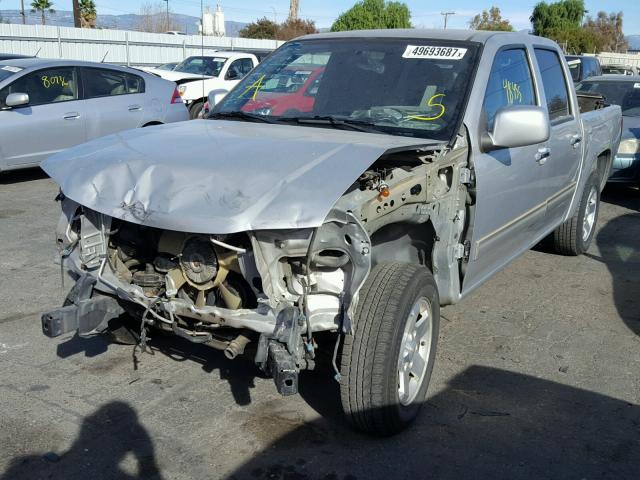 1GCDSCDEXA8143060 - 2010 CHEVROLET COLORADO L SILVER photo 2