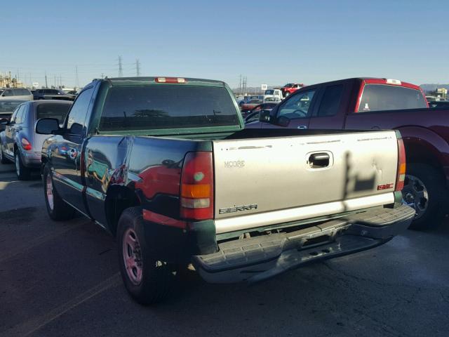 1GCEC14W11Z296628 - 2001 CHEVROLET SILVERADO GREEN photo 3