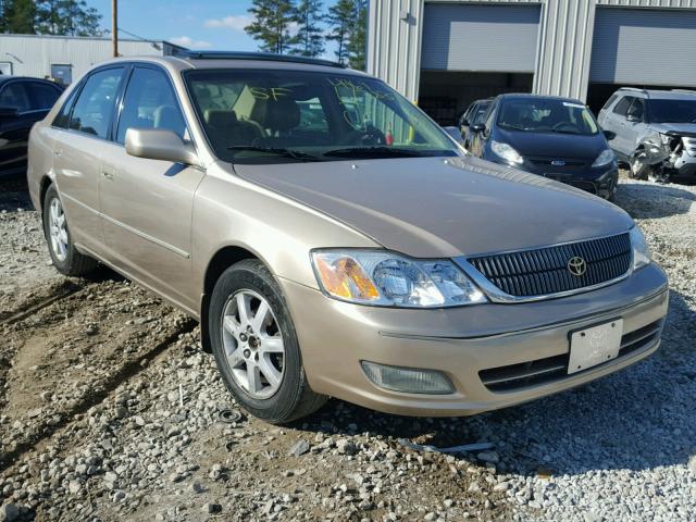 4T1BF28B42U239308 - 2002 TOYOTA AVALON XL BEIGE photo 1