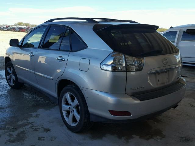 2T2GK31U78C040892 - 2008 LEXUS RX 350 SILVER photo 3