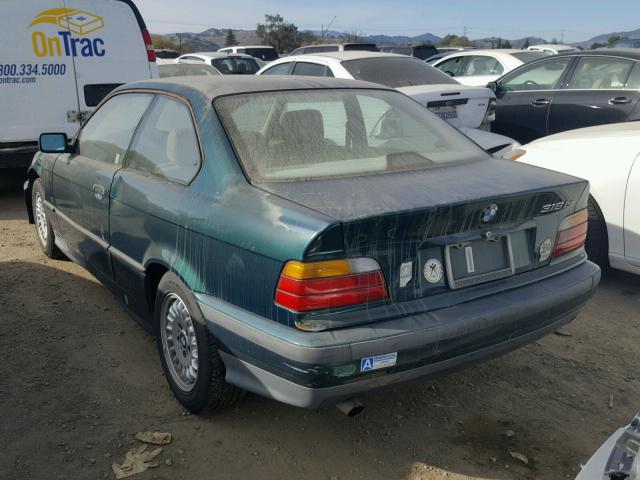 WBABE6322RJC13503 - 1994 BMW 318 IS AUT GREEN photo 3