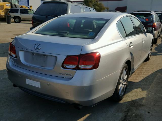 JTHBH96S665002991 - 2006 LEXUS GS GENERAT SILVER photo 4