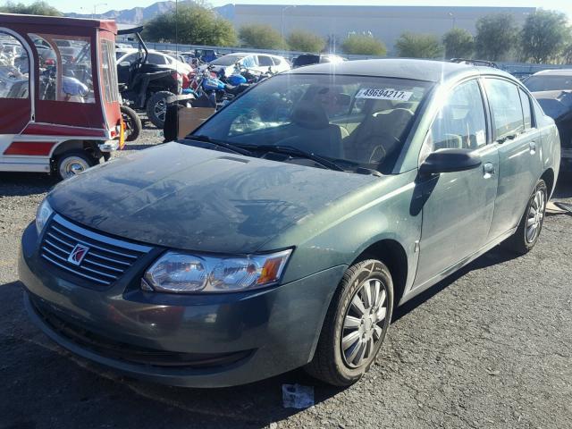 1G8AZ55F27Z164239 - 2007 SATURN ION LEVEL GREEN photo 2