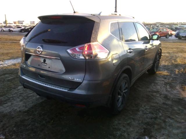 5N1AT2MV9GC817713 - 2016 NISSAN ROGUE S GRAY photo 4