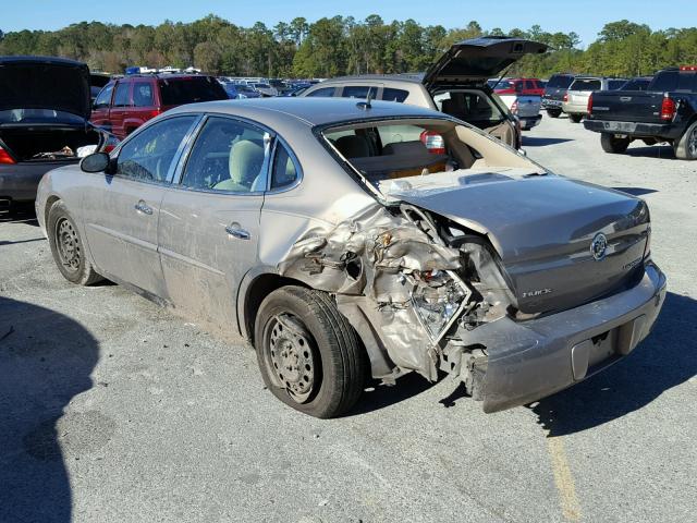 2G4WC582161244429 - 2006 BUICK LACROSSE C BEIGE photo 3