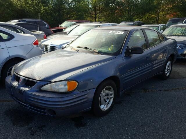 1G2NE52T8XC562883 - 1999 PONTIAC GRAND AM S Mavi foto 2