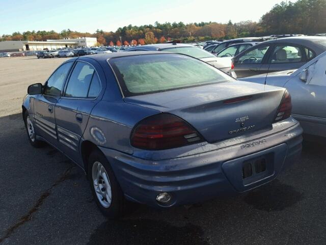 1G2NE52T8XC562883 - 1999 PONTIAC GRAND AM S Mavi foto 3