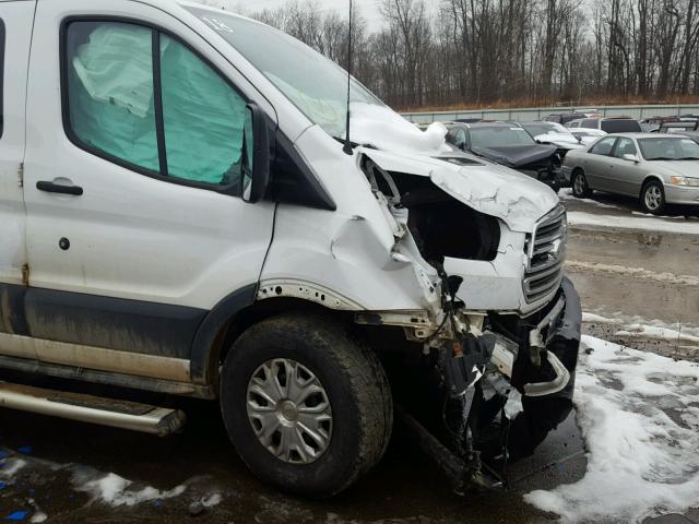 1FBZX2ZM6FKA20923 - 2015 FORD TRANSIT T- WHITE photo 9