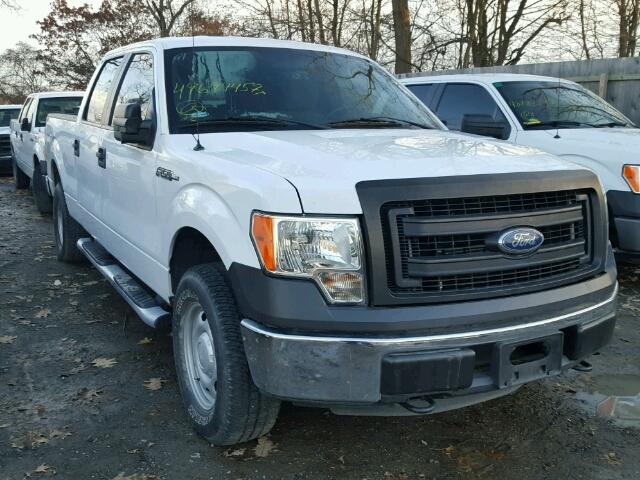 1FTFW1EF0DKG24516 - 2013 FORD F150 SUPER WHITE photo 1