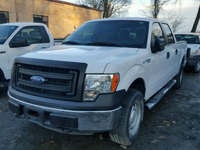 1FTFW1EF0DKG24516 - 2013 FORD F150 SUPER WHITE photo 2