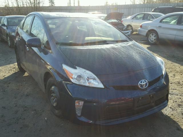 JTDKN3DU6D1695710 - 2013 TOYOTA PRIUS BLUE photo 1