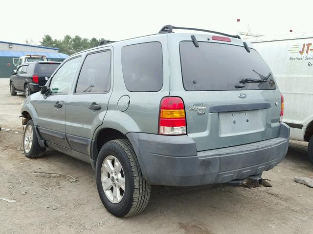 1FMYU03135KB43284 - 2005 FORD ESCAPE XLT GREEN photo 3