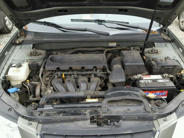 5NPET46C89H549970 - 2009 HYUNDAI SONATA GLS GREEN photo 7