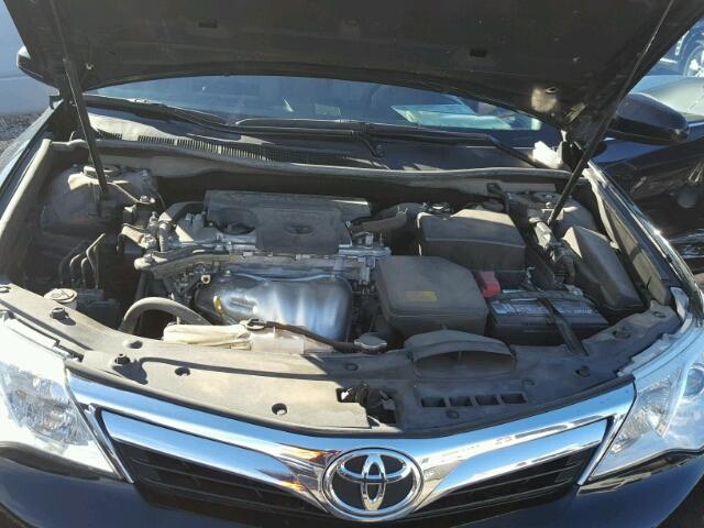 4T4BF1FKXER349920 - 2014 TOYOTA CAMRY L BLACK photo 7