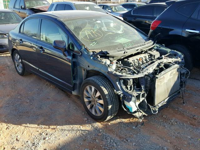2HGFA1F84BH500222 - 2011 HONDA CIVIC EX BLUE photo 1