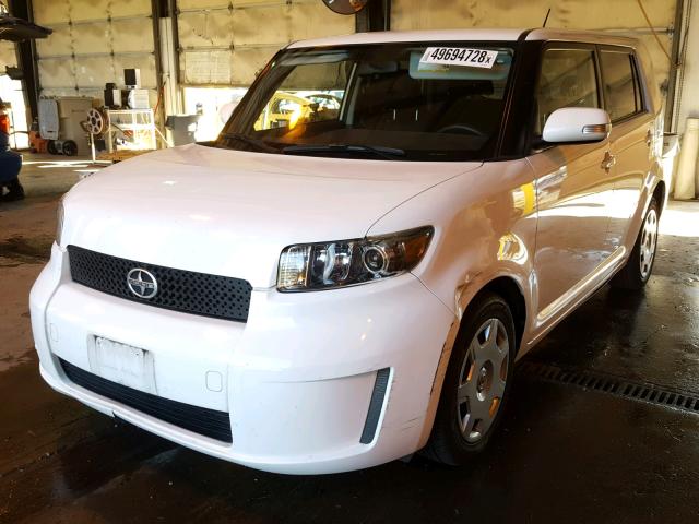 JTLKE50E181050483 - 2008 TOYOTA SCION XB თეთრი ფოტო 2