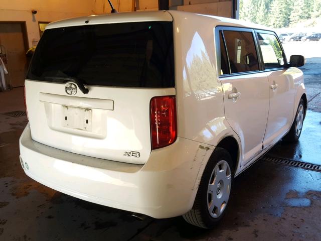JTLKE50E181050483 - 2008 TOYOTA SCION XB თეთრი ფოტო 4