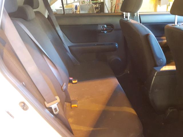 JTLKE50E181050483 - 2008 TOYOTA SCION XB თეთრი ფოტო 6