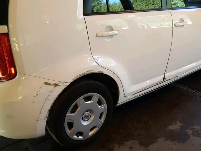 JTLKE50E181050483 - 2008 TOYOTA SCION XB თეთრი ფოტო 9