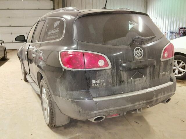 5GAEV23788J290135 - 2008 BUICK ENCLAVE CX BLACK photo 3