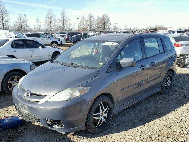 JM1CR293070148090 - 2007 MAZDA 5 CHARCOAL photo 2