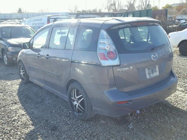 JM1CR293070148090 - 2007 MAZDA 5 CHARCOAL photo 3