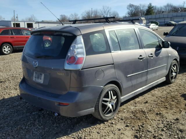 JM1CR293070148090 - 2007 MAZDA 5 CHARCOAL photo 4