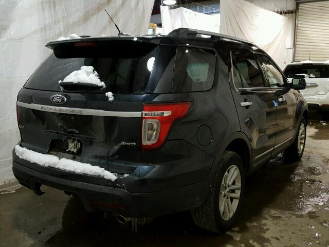 1FM5K8D85FGB08740 - 2015 FORD EXPLORER X BLACK photo 4