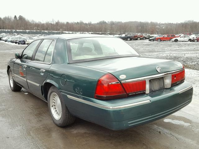 2MEFM75W9YX692078 - 2000 MERCURY GRAND MARQ GREEN photo 3