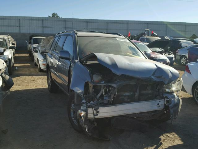 JTEDP21A570148716 - 2007 TOYOTA HIGHLANDER BLUE photo 1